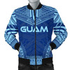 FUNSTUFFPRINT Hawaii Shark Polynesian Tropical Bomber Jacket – Gray – AH – J4R Bomber Jacket