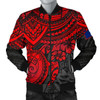 FUNSTUFFPRINT Guam Polynesian Bomber Jacket (Men)