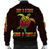 FUNSTUFFPRINT Hawaii Turtle Polynesian Bomber Jacket – Cool – AH JW Bomber Jacket