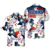 Floral Texas Hawaiian Shirt For Men, Made In A Long Time Ago Texas State Shirt, Proud Texas Flag Shirt for Men