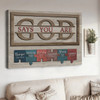 Puzzles God Says You Are Canvas Wall Art - Christian Poster - Religious Wall Decor