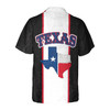 Patriotic Texas Map Hawaiian Shirt, Texas Flag Pattern State Of Texas Map Shirt, Proud Texas Shirt For Men