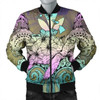 FUNSTUFFPRINT Hawaii Turtle Wave Polynesian Bomber Jacket – Hey Style Yellow – AH – J4R Bomber Jacket