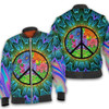 FUNSTUFFPRINT Hippie 3D All Over Printed Shirt Bomber Jacketize S – 5XL Bomber Jacket