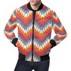FUNSTUFFPRINT Indians Native American Navajo Aztec Tribal Print Mens Bomber Jacket
