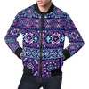 FUNSTUFFPRINTI Indians Tribal Native Navajo American Aztec Print Mens Bomber Jacket