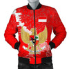 FUNSTUFFPRINTI Indonesia Christmas Coat Of Arms Men Bomber Jacket X Style J78 Bomber Jacket