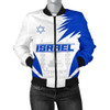 FUNSTUFFPRINTI Israel Bomber Jacket Active Women A10 Bomber Jacket