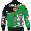 FUNSTUFFPRINTI Jamaica Bomber Jacket Coat Of Arms – Style A27 Bomber Jacket