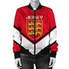 FUNSTUFFPRINTI Jamaica Coat Of Arms Women Bomber Jacket Lucian Style JW5 Bomber Jacket