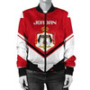 FUNSTUFFPRINTI Japan Coat Of Arms Women Bomber Jacket Lucian Style JW5 Bomber Jacket