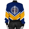 FUNSTUFFPRINTI  Jersey Coat Of Arms Women Bomber Jacket Lucian Style JW5 Bomber Jacket