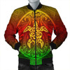 FUNSTUFFPRINTI Kanaka Maoli Turtle Polynesian Bomber Jacket – AH – J4R Bomber Jacket
