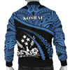 FUNSTUFFPRINTI Kosrae Men Bomber Jacket – Road to Hometown K8 Bomber Jacket