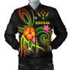 FUNSTUFFPRINTI Kosrae Polynesian Men’s Bomber Jacket – Legend of Kosrae (Reggae) – BN15 Bomber Jacket