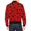 FUNSTUFFPRINTI Ladybug Pattern Print Mens Bomber Jacket