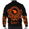 FUNSTUFFPRINTI Lanai Map Hibiscus Polynesian Bomber Jacket – Lithe Style – AH – JA Bomber Jacket