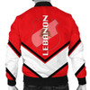 FUNSTUFFPRINTI Lebanon Coat Of Arms Men Bomber Jacket Lucian Style J5W Bomber Jacket
