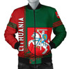 FUNSTUFFPRINTI Lithuania Coat Of Arms Men Bomber Jacket Quarter Style J71 Bomber Jacket