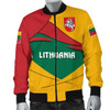 FUNSTUFFPRINTI Lithuania Men’s Bomber Jacket – Lithuania Pride Bomber Jacket