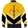FUNSTUFFPRINTI Malaysia Coat Of Arms Men Bomber Jacket Lucian Style J5W Bomber Jacket