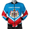 FUNSTUFFPRINTI Luxembourg Coat Of Arms Men Bomber Jacket Lucian Style J5W Bomber Jacket