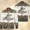 FUNSTUFFPRINTI Mandala dinosaur 3D All Over Printed Shirt, Sweatshirt, Hoodie, Bomber Jacketize S – 5XL Bomber Jacket