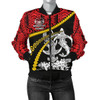 FUNSTUFFPRINTI Marquesas Islands Shark Polynesian Women Bomber Jacket – Road to Hometown K4 Bomber Jacket