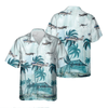 BEECHCRAFT MUSKETEER Pocket Hawaiian Shirt, Hawaiian Shirt for Men Dad Veteran, Patriot Day