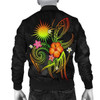 FUNSTUFFPRINTI Marshall Islands Polynesian Personalised Men’s Bomber Jacket – Legend of Marshall Islands (Reggae) – BN15 Bomber Jacket