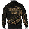 FUNSTUFFPRINTI Mauna Kea Polynesian Men√¢‚Ç¨‚Ñ¢s Bomber Jacket – Gold – Frida Style – AH J9 Bomber Jacket