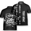 Custom Archery Skull I Don’t Wear Bows I Shoot Them Shooter Archery Jersey Zipper Shirt