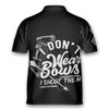 Custom Archery Skull I Don’t Wear Bows I Shoot Them Shooter Archery Jersey Zipper Shirt
