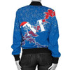 FUNSTUFFPRINTI Mongolia Christmas Coat Of Arms Women Bomber Jacket X Style J78 Bomber Jacket