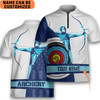 Custom Personalized Archery U.S Flag 3D Team Shooter Archery Jersey Zipper Shirt