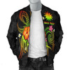 FUNSTUFFPRINTI Nauru Polynesian Personalised Women’s Bomber Jacket – Legend of Nauru (Reggae) – BN15 Bomber Jacket