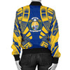 FUNSTUFFPRINTI Nauru Women Bomber Jacket – Polynesian Tattoo Flag – BN0110 Bomber Jacket
