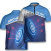 Custom Personalized Best Archery Ever, Archery Team Uniform Shooter Archery Jersey Zipper Shirt