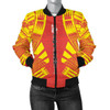 FUNSTUFFPRINTI New Caledonia Women Bomber Jacket – Polynesian Tattoo Flag – BN0110 Bomber Jacket