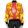 FUNSTUFFPRINTI New Caledonia Women Bomber Jacket – Polynesian Tattoo Flag – BN0110 Bomber Jacket