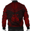 FUNSTUFFPRINTINT Norfolk Island Polynesian Chief Men’s Bomber Jacket – Red Version – Bn10 Bomber Jacket
