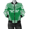 FUNSTUFFPRINTINT Norfolk Island Flag Polynesian Chief Women’S Bomber Jacket – Bn10 Bomber Jacket