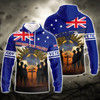 FUNSTUFFPRINT  Australia - Veteran     3D Hoodie and Zip Hoodie