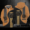 FUNSTUFFPRINT  Love Guitar    3D Hoodie and Zip Hoodie