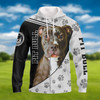 FUNSTUFFPRINT  Pitbull Lover   3D Hoodie and Zip Hoodie