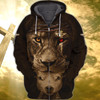 FUNSTUFFPRINT  Jesus - Full Print   3D Hoodie and Zip Hoodie