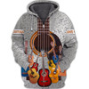 FUNSTUFFPRINT   Guitar - 3D Full Print   3D Hoodie and Zip Hoodie