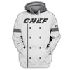 FUNSTUFFPRINT  Chef, Full Print  3D Hoodie and Zip Hoodie