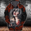FUNSTUFFPRINT   May Girl Tattoo   3D Hoodie and Zip Hoodie