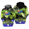 FUNSTUFFPRINT Anzac Day 25th April, Lest We Forget   3D Hoodie and Zip Hoodie